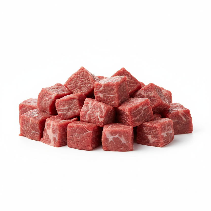 Beef Diced NZ | Grass-Fed Premium Quality | Farm Frozen